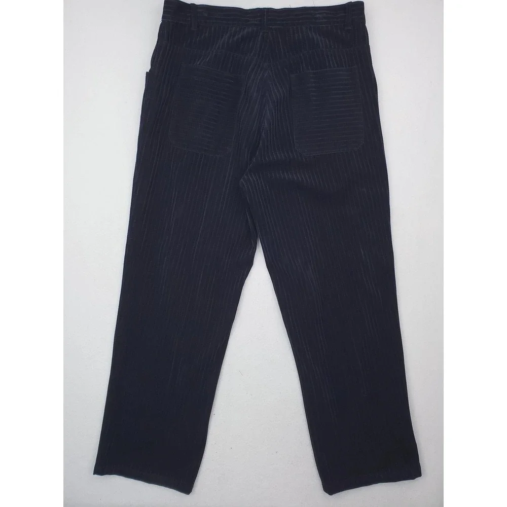 Vintage Godbody Track Suit Mens 2XL Blue Corduroy Velour Wide Wale Hip Hop Y2K